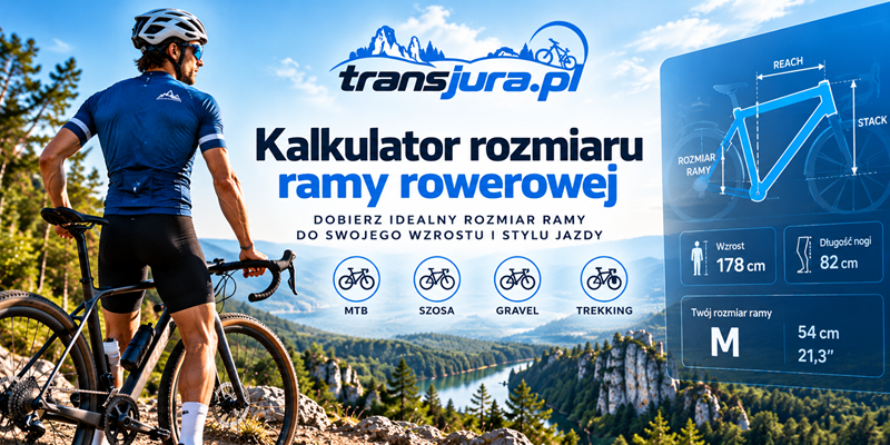 Kalkulator rozmiaru ramy rowerowej – MTB, Gravel, Szosa