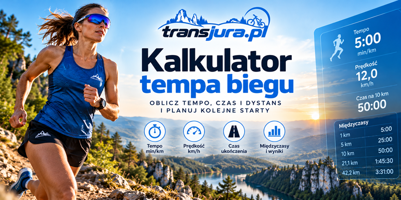 Kalkulator tempa biegu – czas, dystans i prędkość